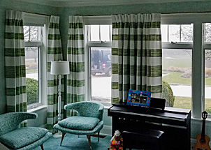 Residential Living Room Draperies